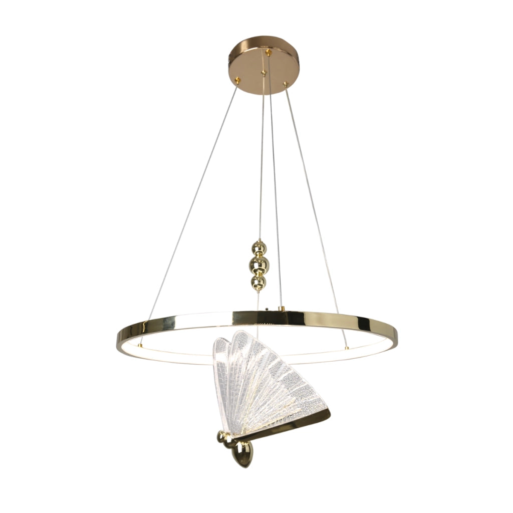 Lampada a sospensione Marissa Ring oro LED CCT 33W