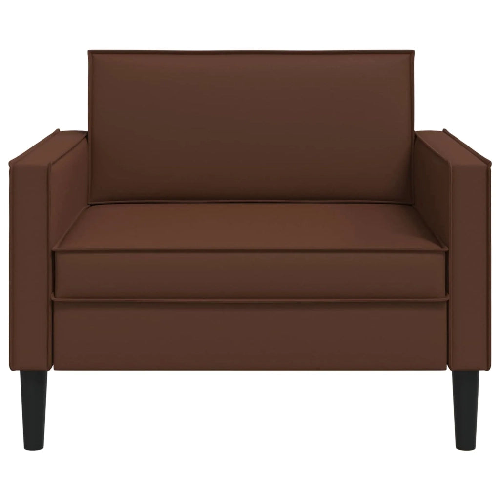 Poltrona XL Marrone Similpelle 42043519