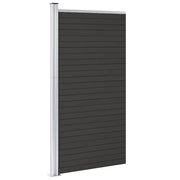 Pannello di recinzione | Recinzione da Giardino in WPC 95x186 cm Nero