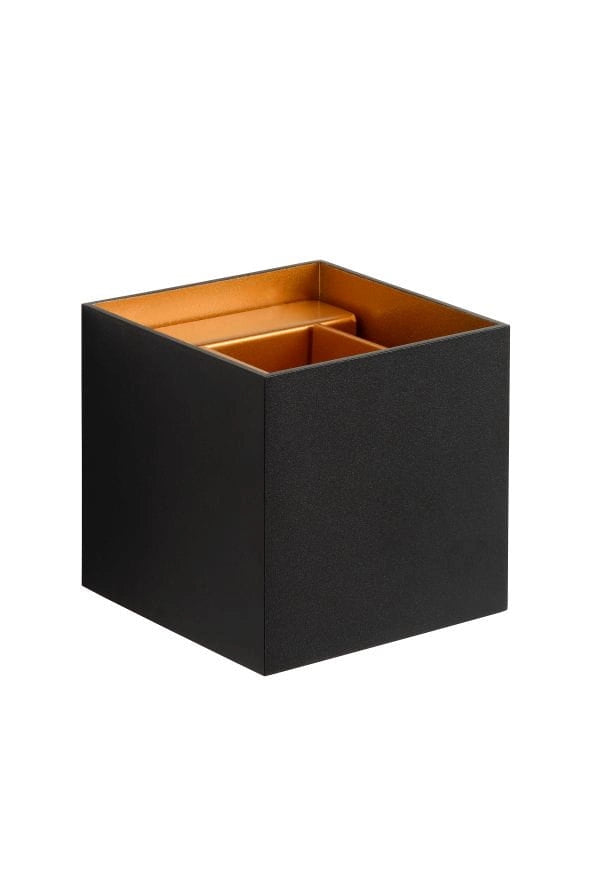 Applique Lucide XIO in alluminio nera G9 LED 4W 2700K