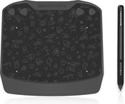 Tavola grafica da disegno - per Laptop, Telefono, Tablet - con Penna - Senza fili - 19,8x17,7 cm - Nero