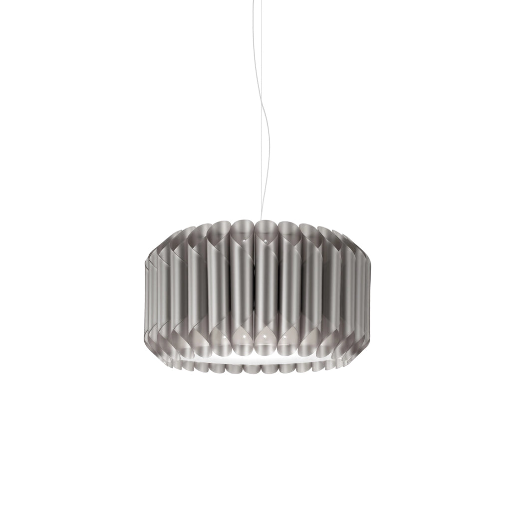 Sospensione Moderna Louise Polilux ® Argento E Metallo Cromo 1 Luce E27