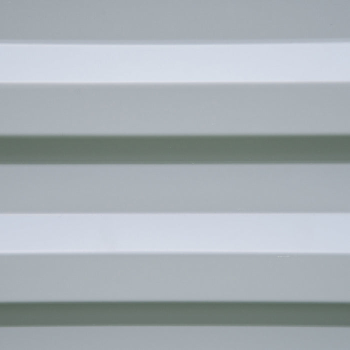 Set 2 Letti per Orto Rialzati 100x100x30 cm in Acciaio Grigio