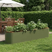 Letto rialzato da giardino Verde Oliva 200 x 40 x 40 cm 8011694