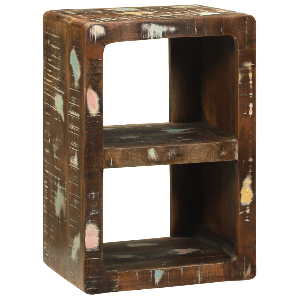 Armadio media Legno riciclato multicolore Legno massello di recupero