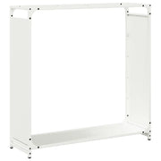 Rastrelliera per Legna da Ardere Bianca 90x28x90 cm CFW6824941