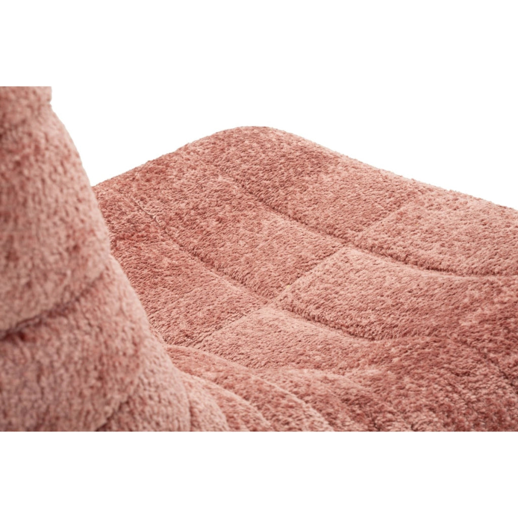 Poltrona Mask in poliestere rosa 103x100x80 cm