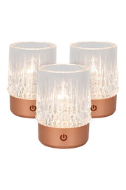 Lampada da tavolo LED ricaricabile rame LILI Lucide