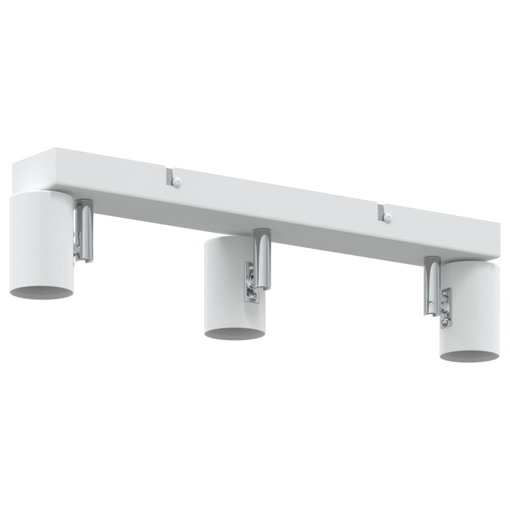 Faretto da soffitto 3 vie regolabili Bianco E27