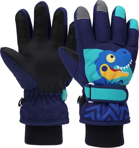 Manopole per bambini | invernali | 4-13 anni | bambini | guanti da sci | sport | impermeabili | isolanti | antiscivolo | cotone