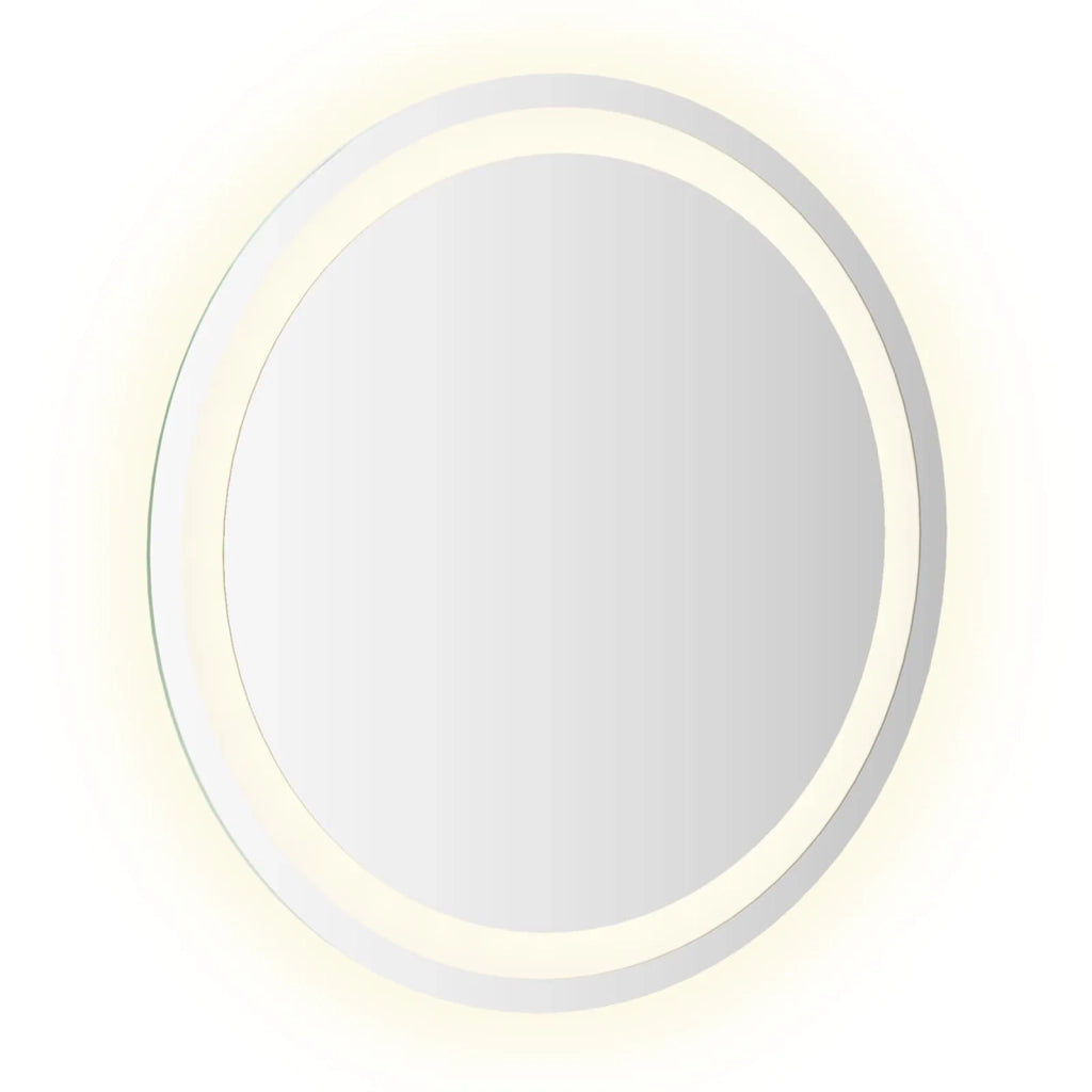 Specchio da bagno LED Trasparente Ø 50 cm vetro temperato 42045846