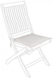 Cuscino Poly180 Naturale Seduta Quadrata in Tessuto per Esterno