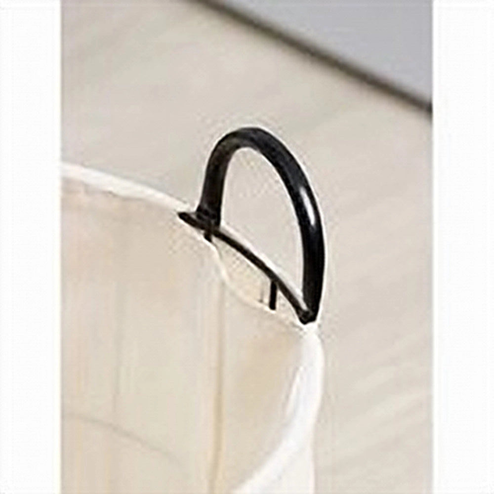 Trade Shop - Cesto Contenitore Porta Biancheria Tessuto Con Struttura In Metallo Bagno 10629 -