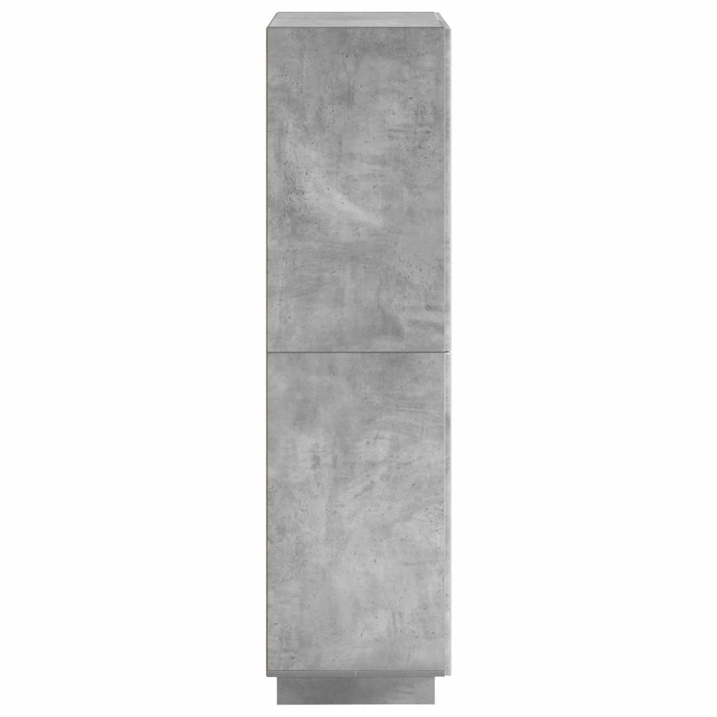 Credenza Grigio Cemento 79 x 41 x 151 cm Legno ingegnerizzato 3433112
