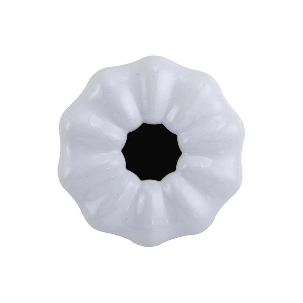 Plafoniera Italux Sonia tonda Ø38 bianco/nero LED 24W