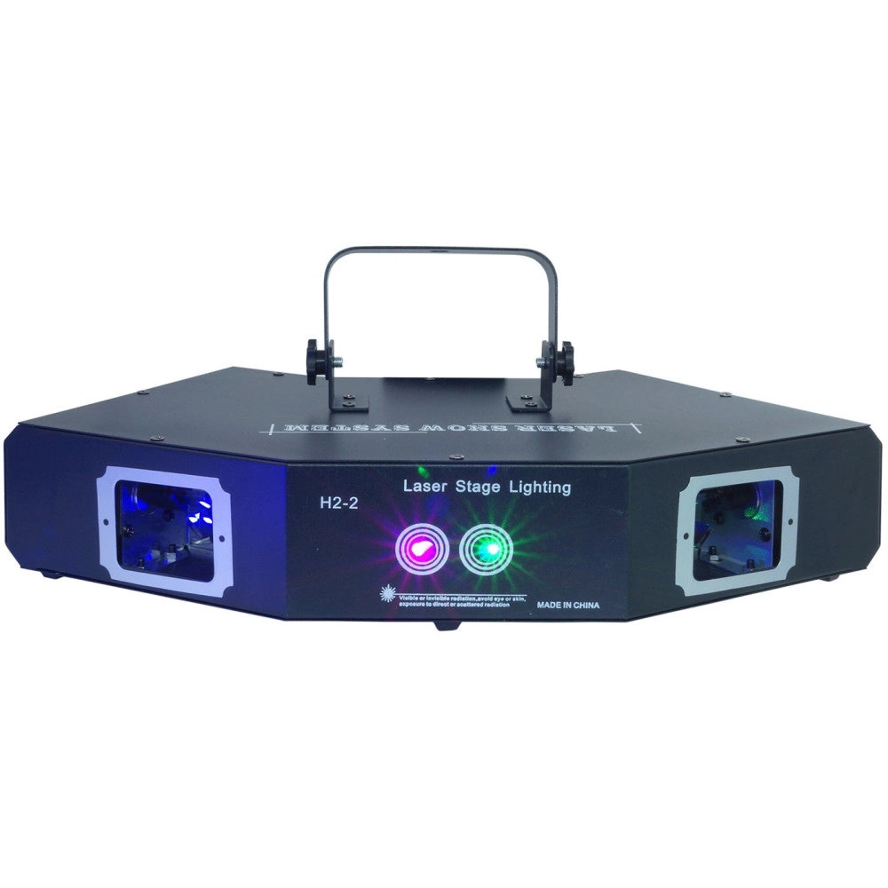 Trade Shop - Proiettore Laser 4 Vie Light Dj Club Discoteca Effetto Luce Dmx H2-2 -