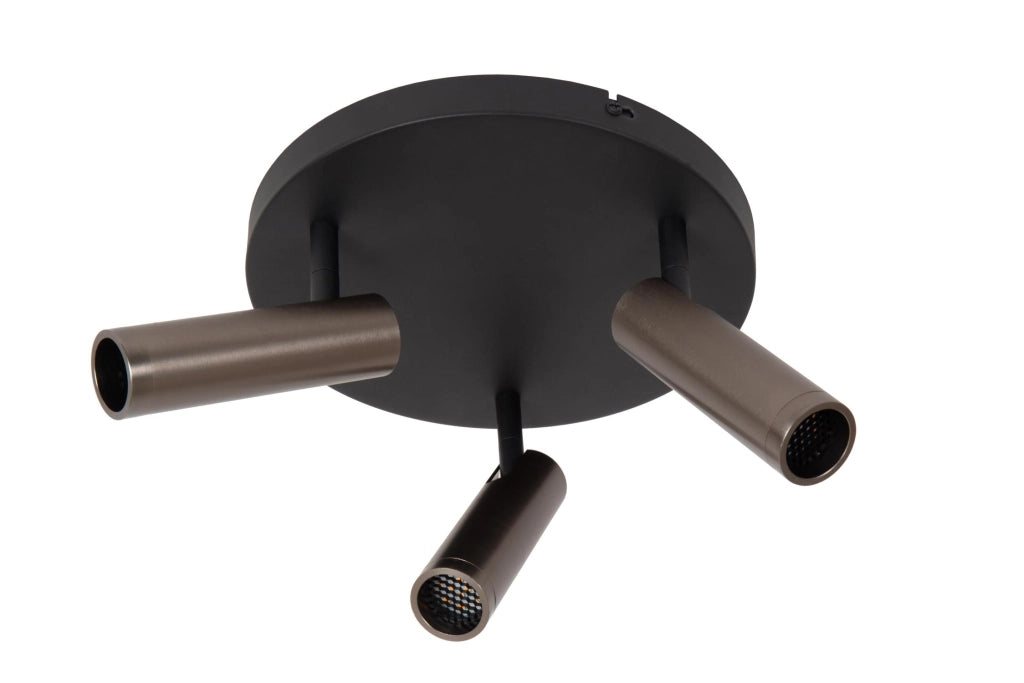 Faretto da soffitto GRADO 3xMR11 grigio nero Lucide