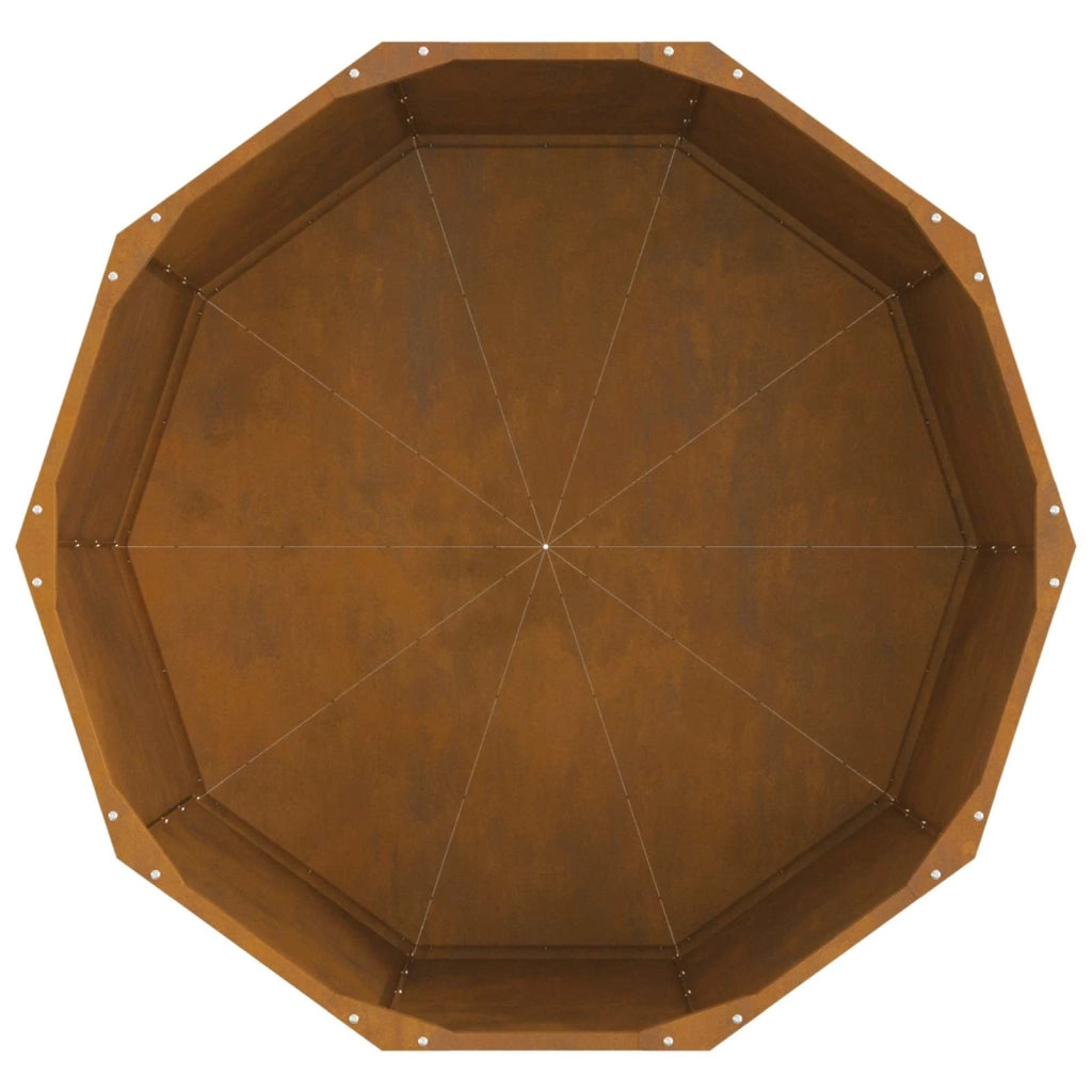 Fioriera Ruggine 90 x 90 x 50 cm 883758