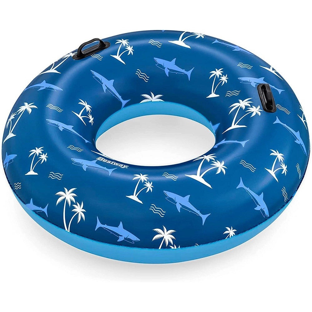 Trade Shop - Ciambella Gonfiabile Fashion Nautical Salvagente 119cm Con Maniglie Estate 36353 -