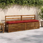 Cuscino per panchina VIANEN 100% Poliestere Rosso 953246