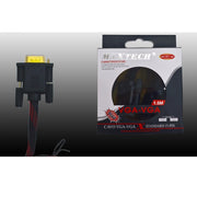 Trade Shop - Cavo Da Vga A Vga Maschio A Maschio 1,5mt Cavo Telato Per Pc Maxtech Vga-rt1.5m -