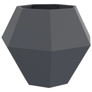 Fioriera | Cassetta per fiori | Vaso Antracite 100 x 100 x 80 cm Acciaio