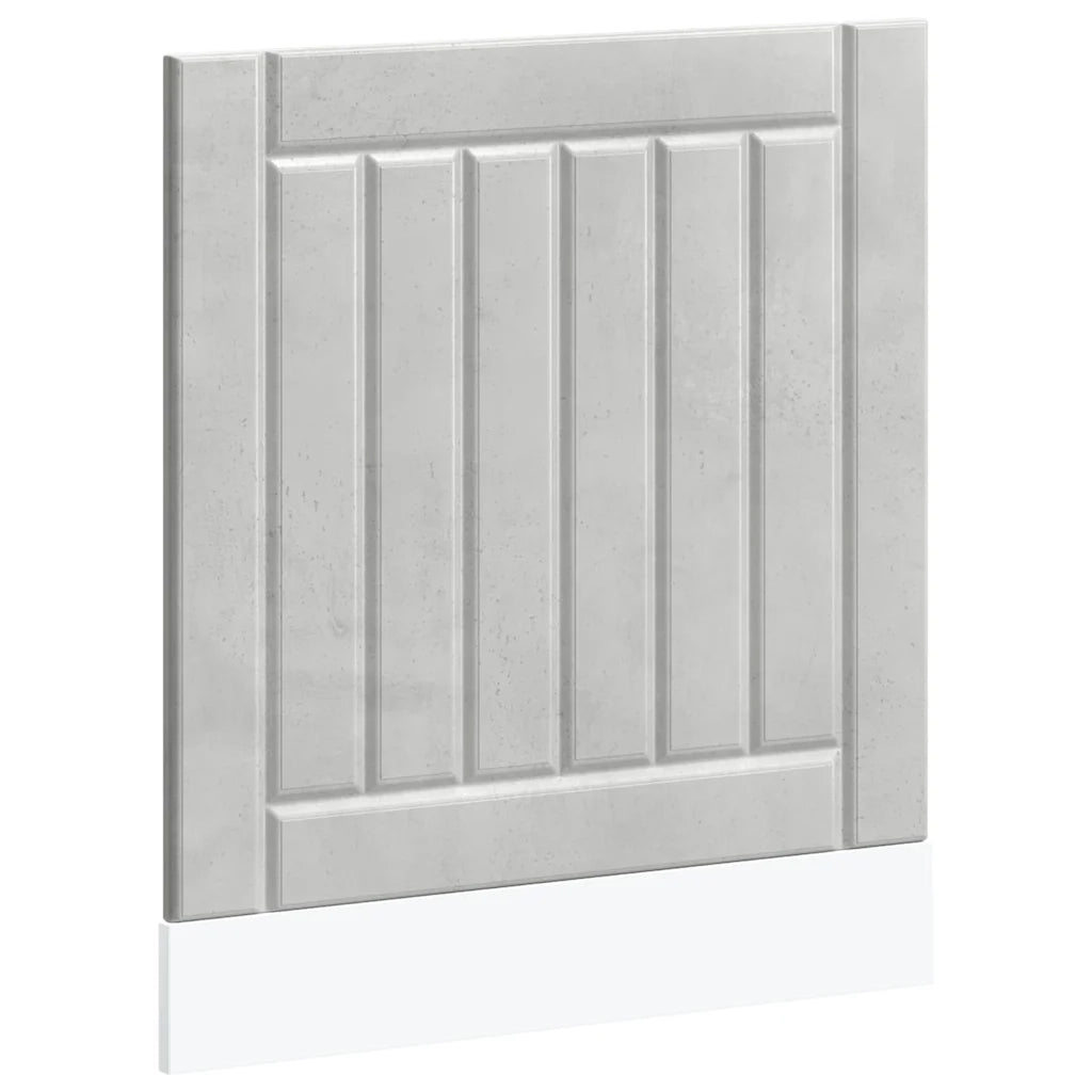 Pannello Lavastoviglie Lucca Grigio Cemento Legno Multistrato 853901