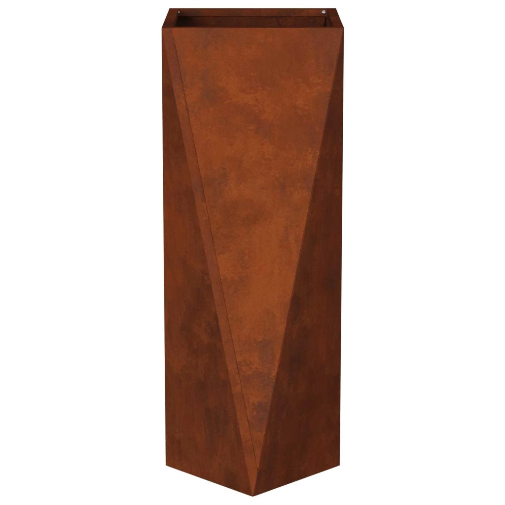 Fioriera 2 pcs Ruggine 30 x 30 x 75 cm 883779