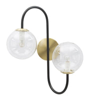 LAMPADA DA MURO IRON BLACK CM 36x24x45
