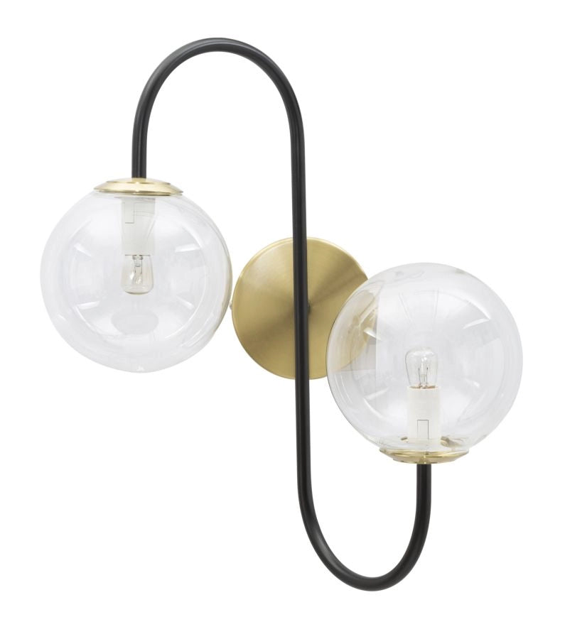 LAMPADA DA MURO IRON BLACK CM 36x24x45