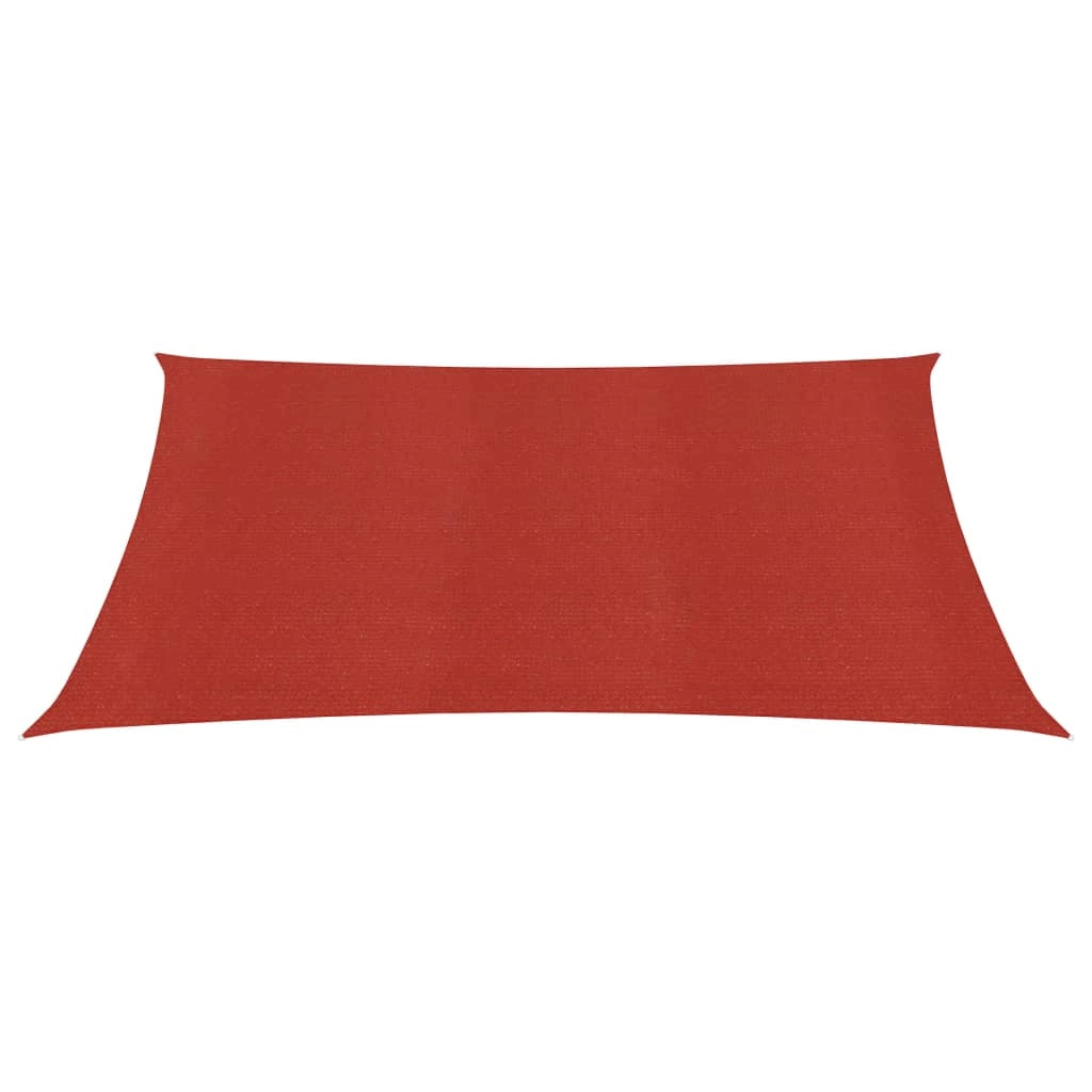 Vela ombreggiante 160 g/m² rossa 4 x 4 m HDPE 02_0009277