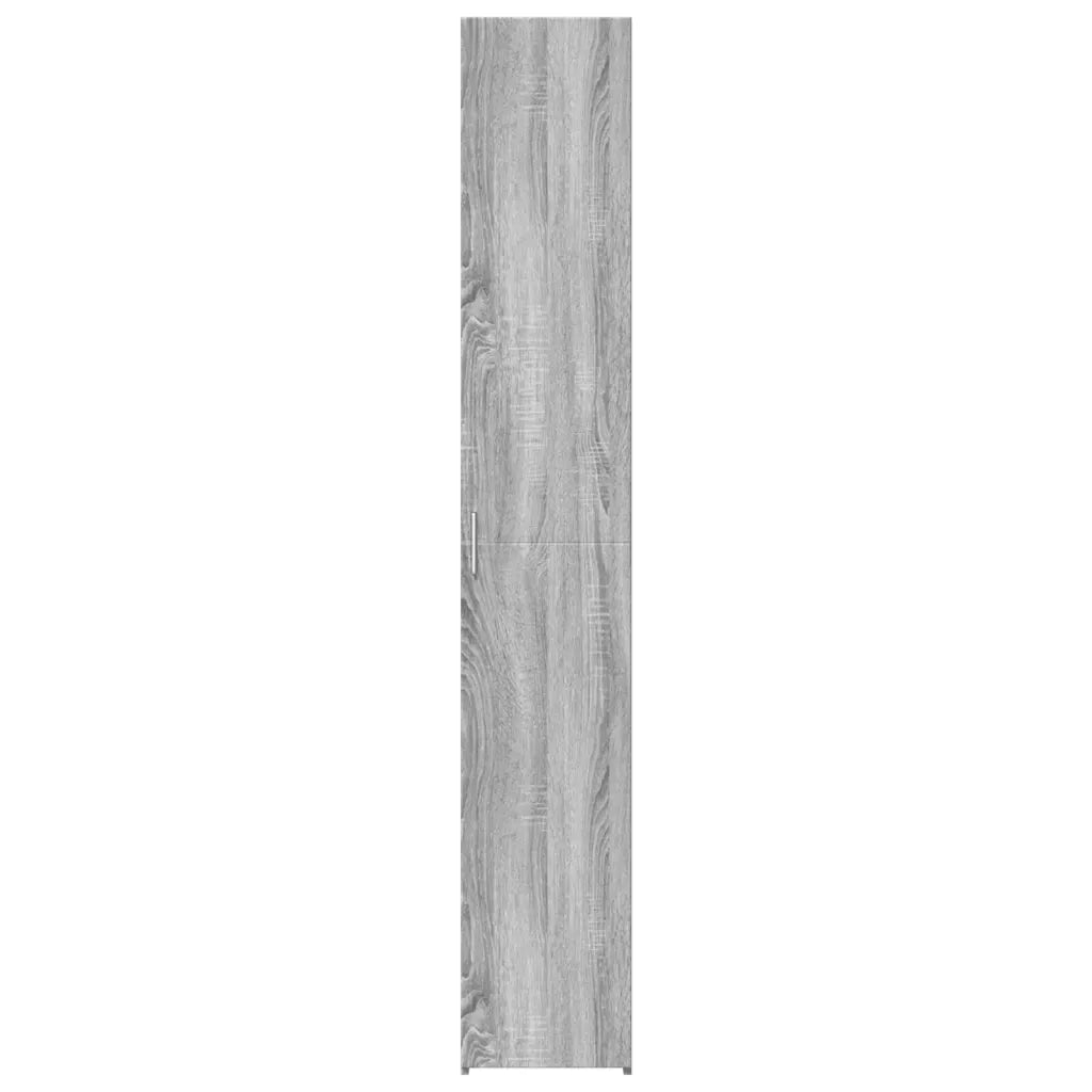 Credenza Grigio Sonoma 30x42,5x185 cm in Legno Ingegnerizzato 3281397