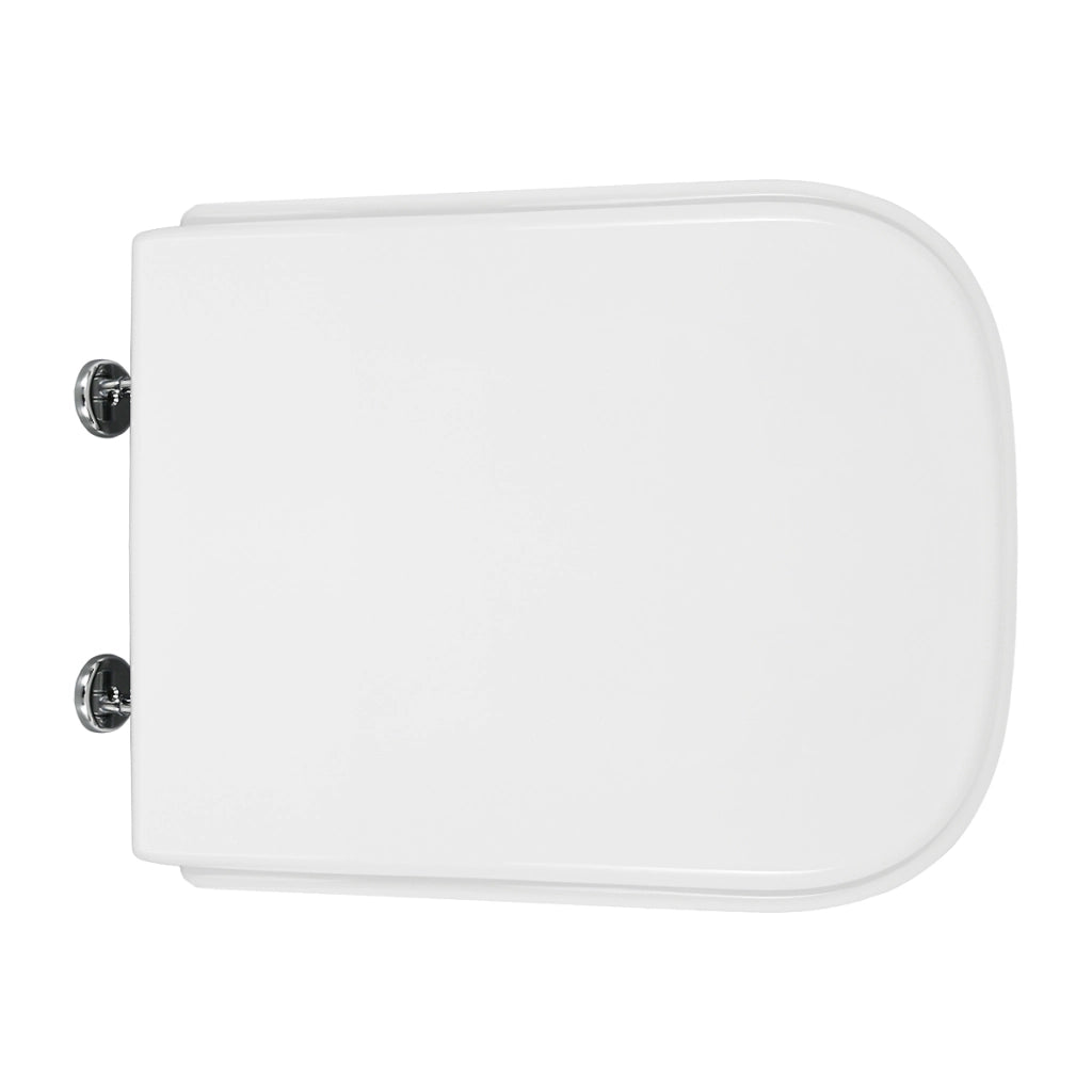 SEDILE WC NERO CERAMICA VASO ALISEO FORMA 8- Bianco Cerniere C espansione- CW- pezzi 1