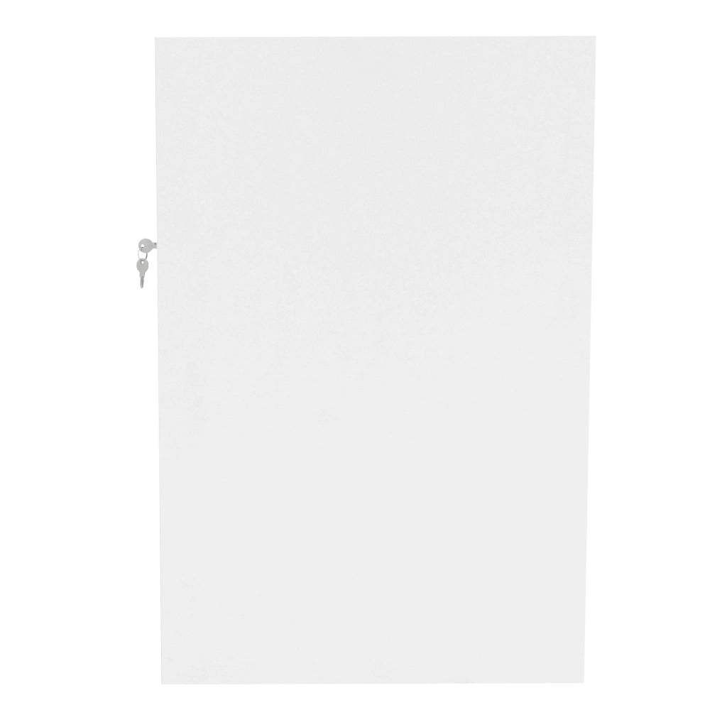 Set Banconi Bianco Triton LED K1200 B1200 CM60 con Serratura e Ripiani
