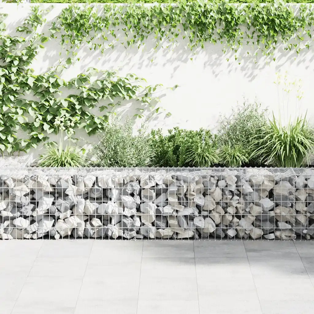 Gabbione con Copertura in Acciaio Zincato 300x50x50 cm cod mxl 13141