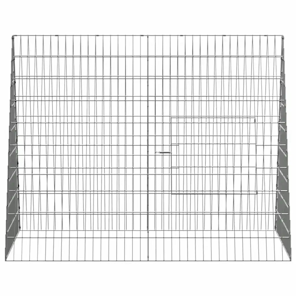 Gabbia per Conigli Argento 110 x 100 x 85 cm Acciaio zincato CFW8283953