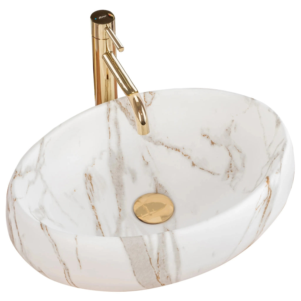Lavabo Da Appoggio Rea Linda Lava Mat