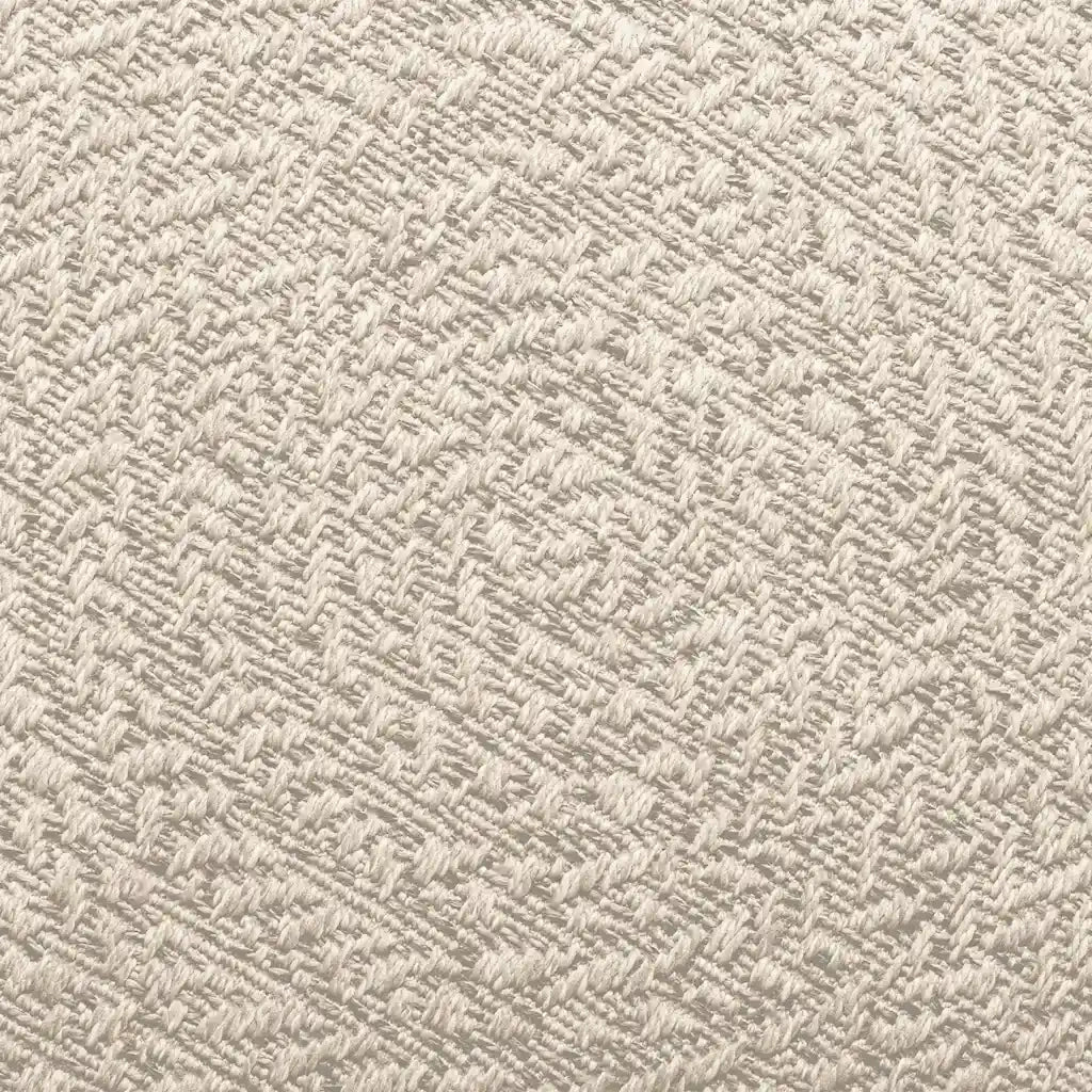 Tappeto ZIZUR Crema Ø 160cm Aspetto Iuta per Interni ed Esterni 4010386