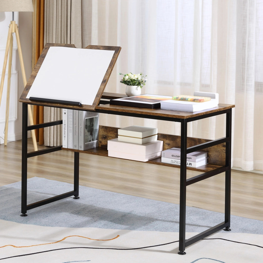 Scrivania ¨C Minimal ¨C Legno, Nero, Pieghevole