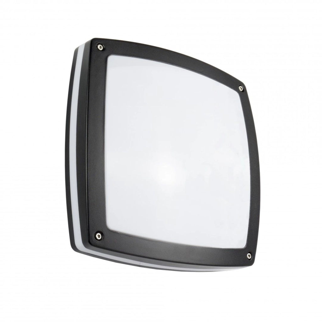 Plafoniera esterna SU-MA Nex 30cm 2xE27 nera IP44 alluminio
