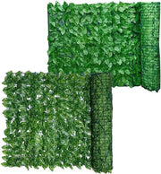 Schermo di rete decorativo a forma di melone in plastica per la privacy - 1 m x 3 m - per balconi e giardini.