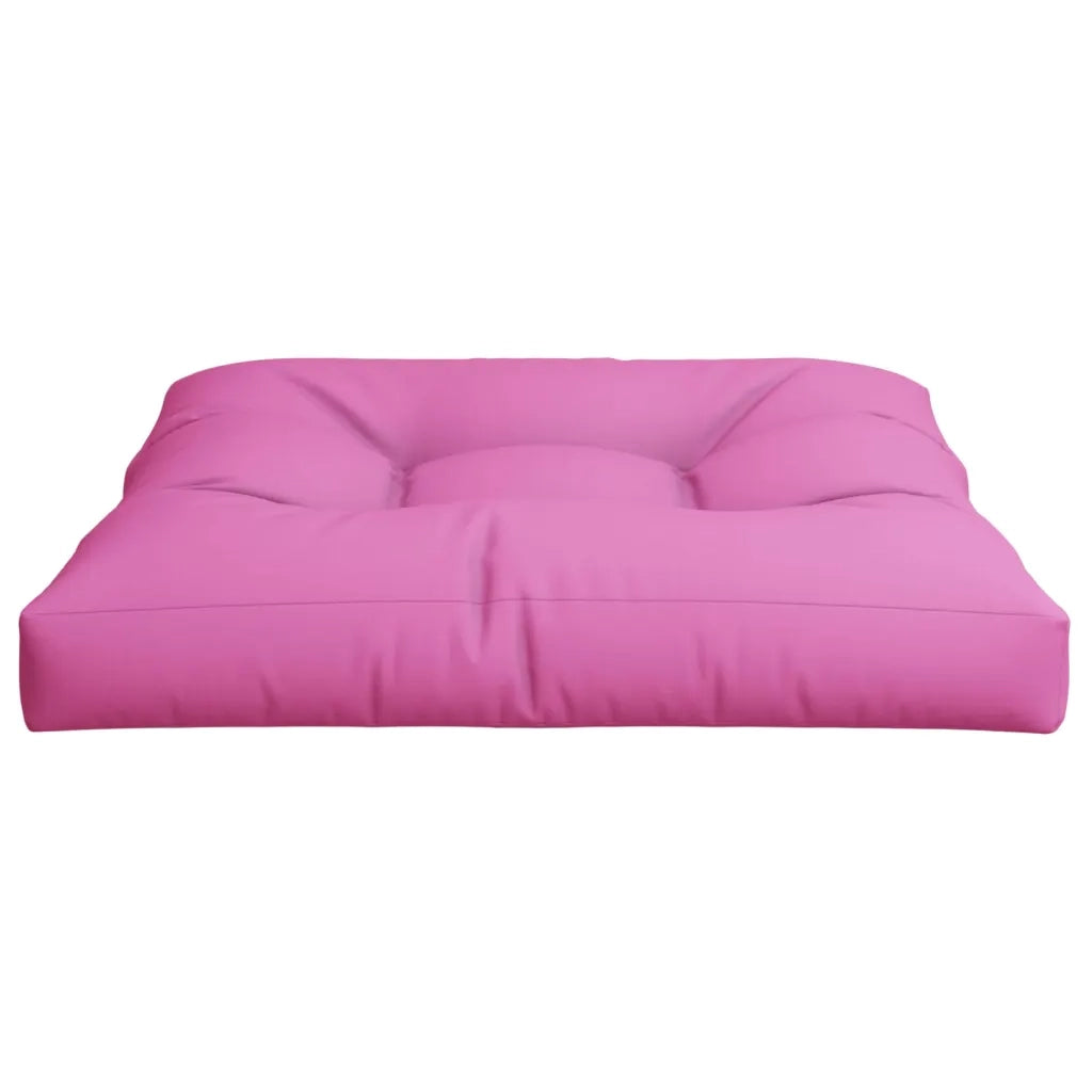 Cuscino per pallet | Cuscini per sedie Rosa 70x70x12 cm in Tessuto