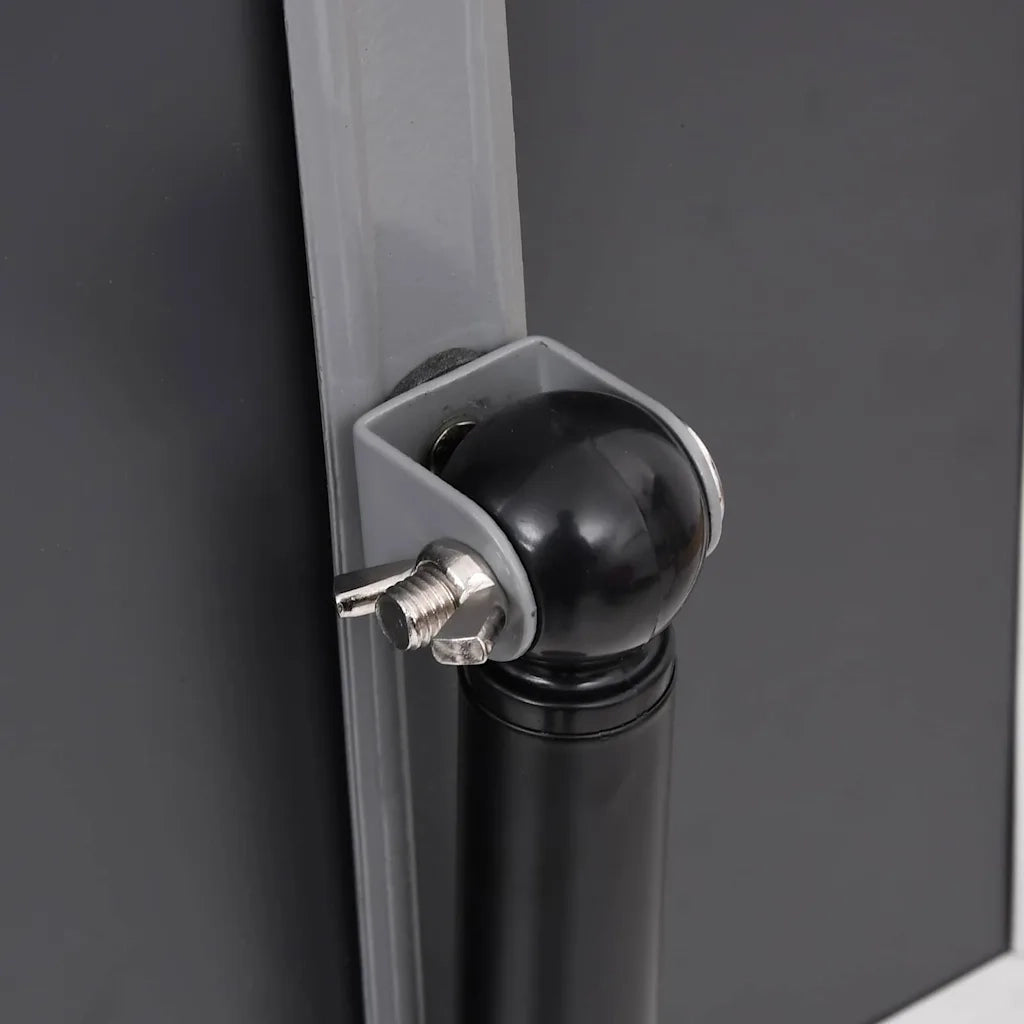 Supporti per poster 2 pz Nero 45 x 32,7 x 108 cm Alluminio CFW9146102
