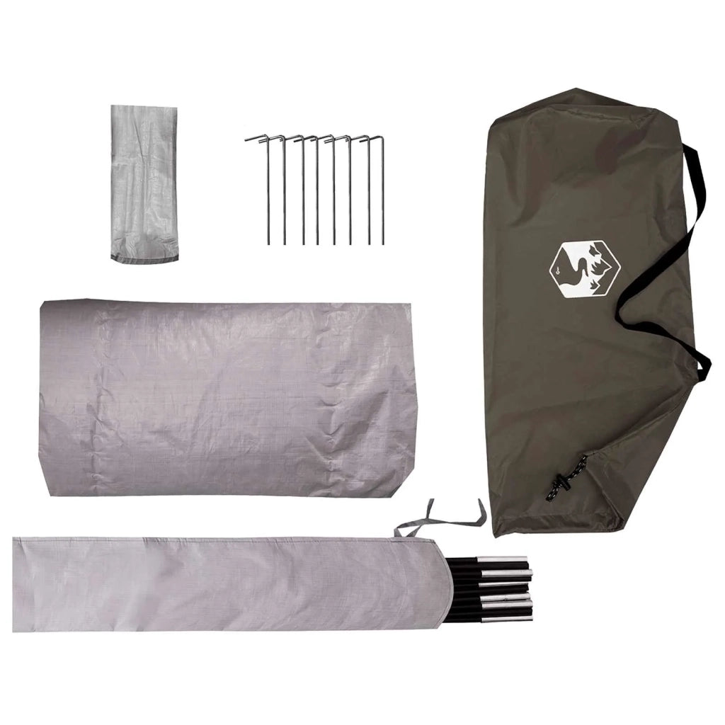 Tenda a tunnel Marrone e Grigio 2 persone 42019363