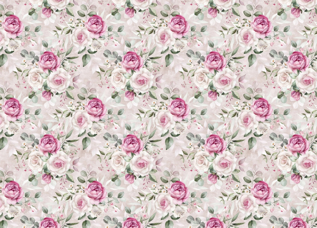 Copripiumino Double Face Matrimoniale Digitale Cotone Percalle Pink Linea Loft