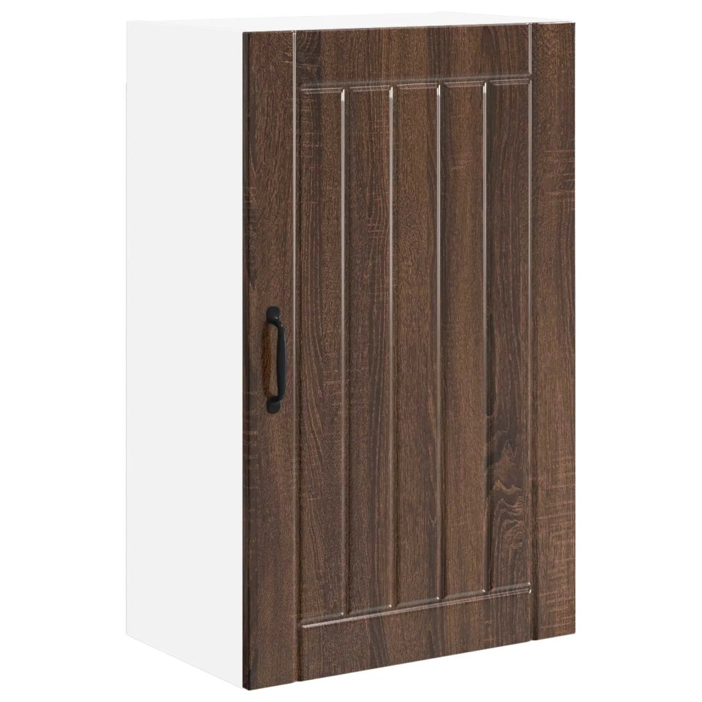 Pensile da cucina | Armadietto a muro LUCCA Rovere Marrone 50 x 31 x 80 cm