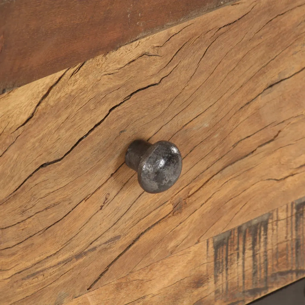 Tavolino da Salotto 100x50x45 cm in Legno Massello di Recupero 287857