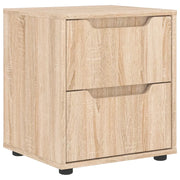 Comodino | Armadio da Notte | Mobiletto da notte VISNES Rovere Sonoma 45x40x50 cm in Legno Multistrato
