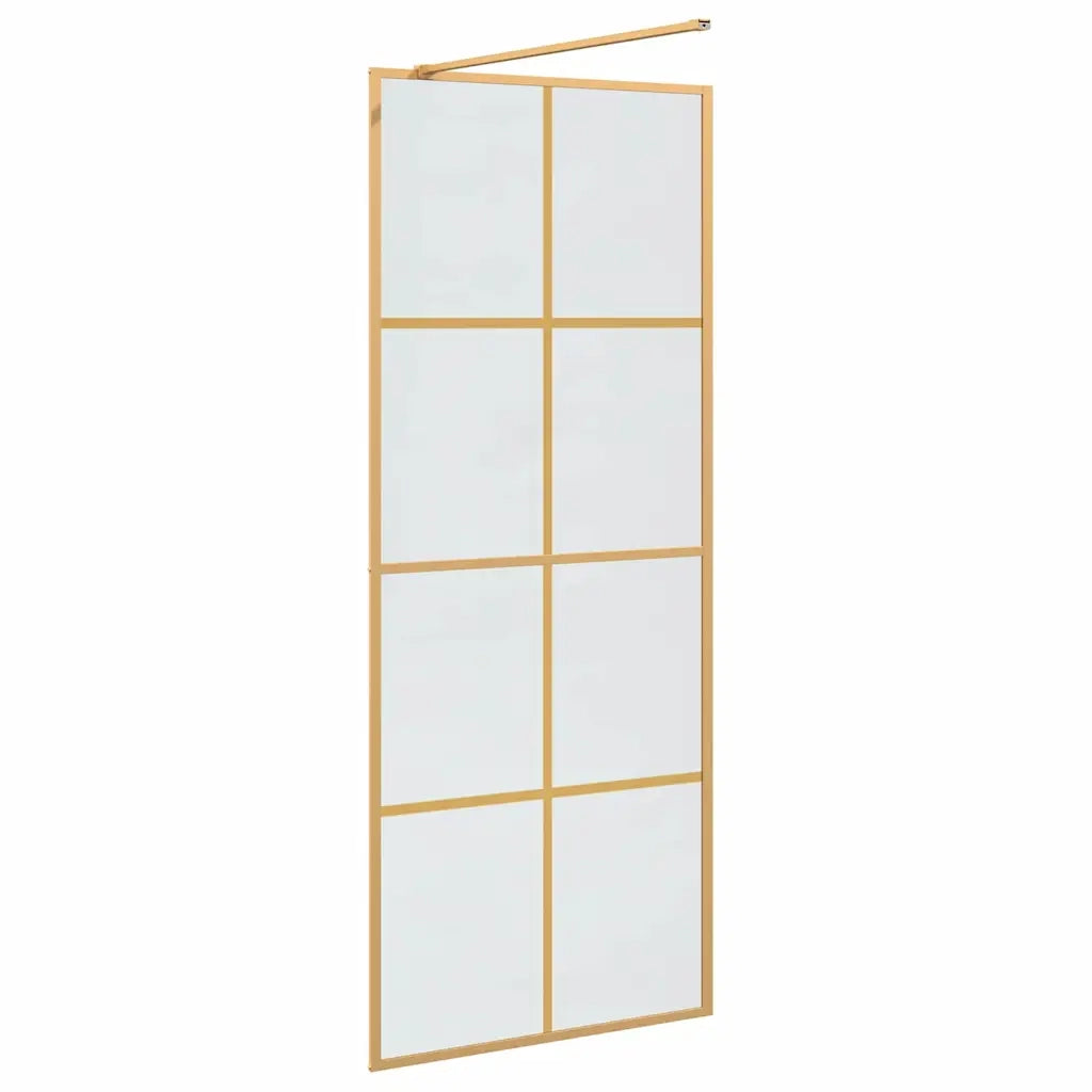 Parete Doccia Walk-in Oro 80 x 195 cm vetro temperato