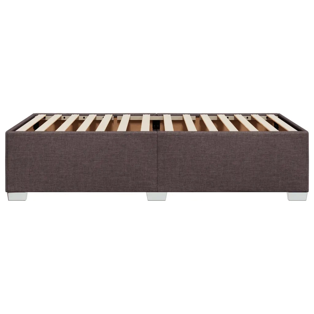 Giroletto senza Materasso Marrone Scuro 80x200 cm Tessuto 3284432